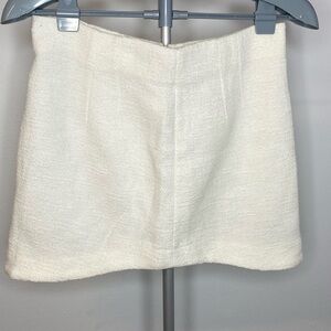Zara Cream Mini Skirt